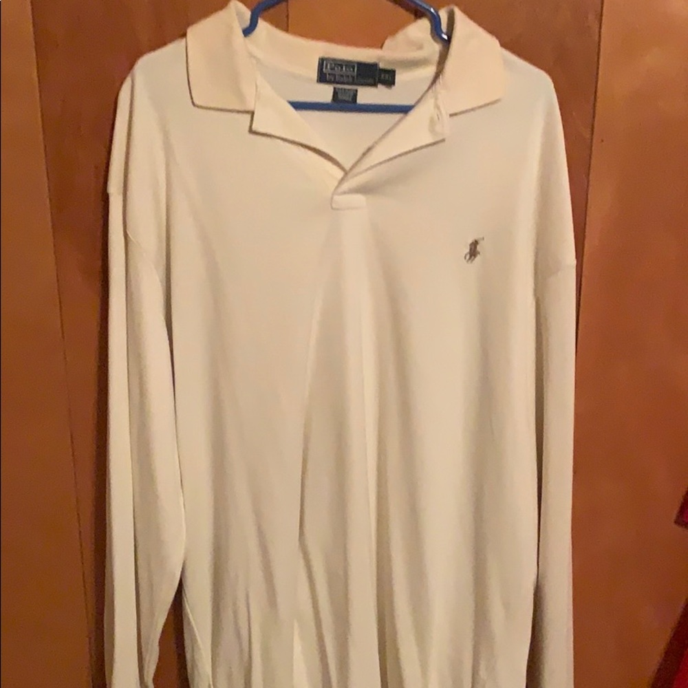 Ralph Lauren polo Cream long sleeve